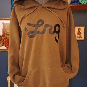 Lifted Research Group LRG Men's Brown Pullover Hoodie Size 3XL